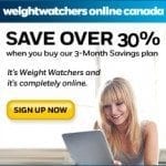 weight watchers 30 percent off canada